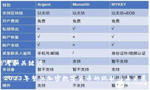 思考和关键词

: 2023年整体加密数字货币的现状与未来展望